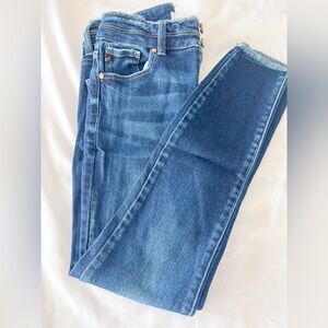 Kancan Distressed Dark Wash Denim